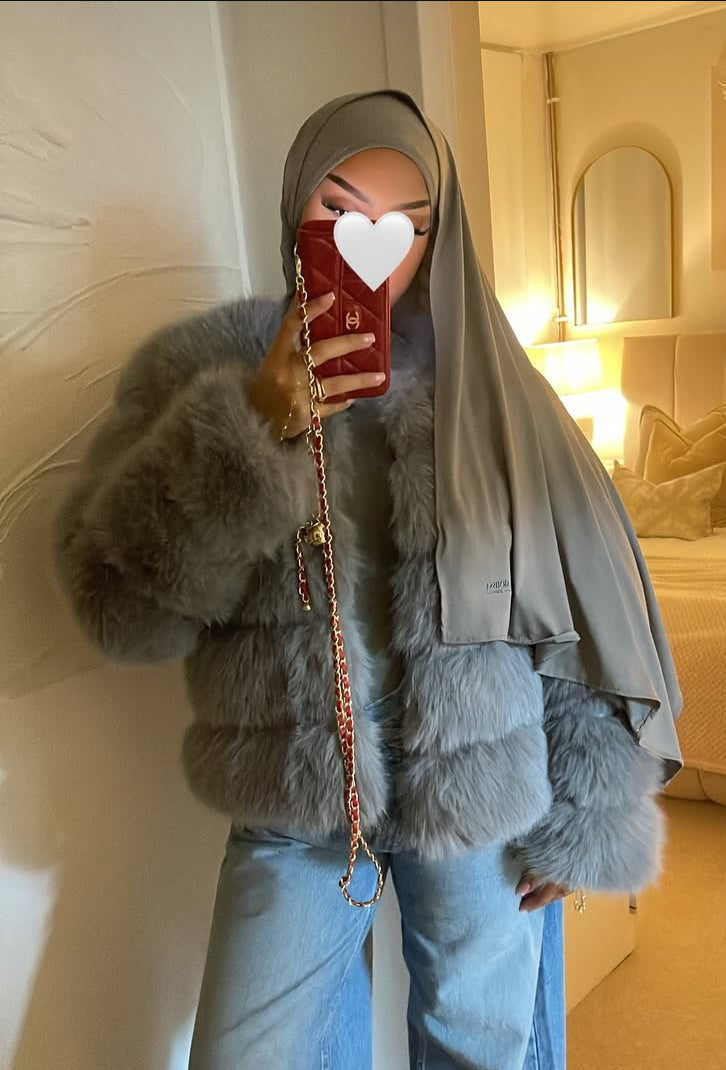 Fourrure Bella Grise