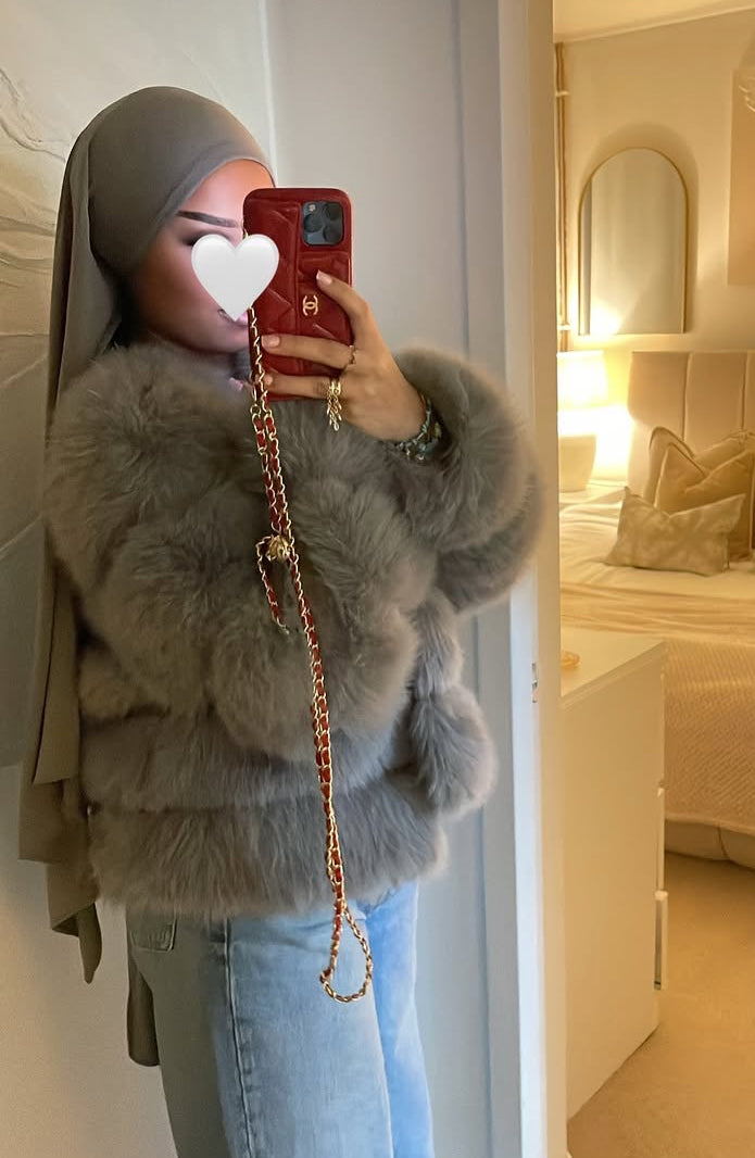 Fourrure Bella Grise